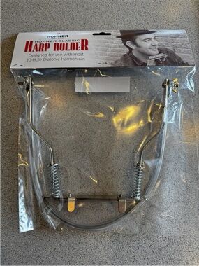 New Hohner Classic HARP HOLDER Designed for 10-Hole Diatonic Harmonicas Neck